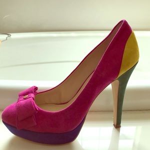 International Concepts colorblock heels
